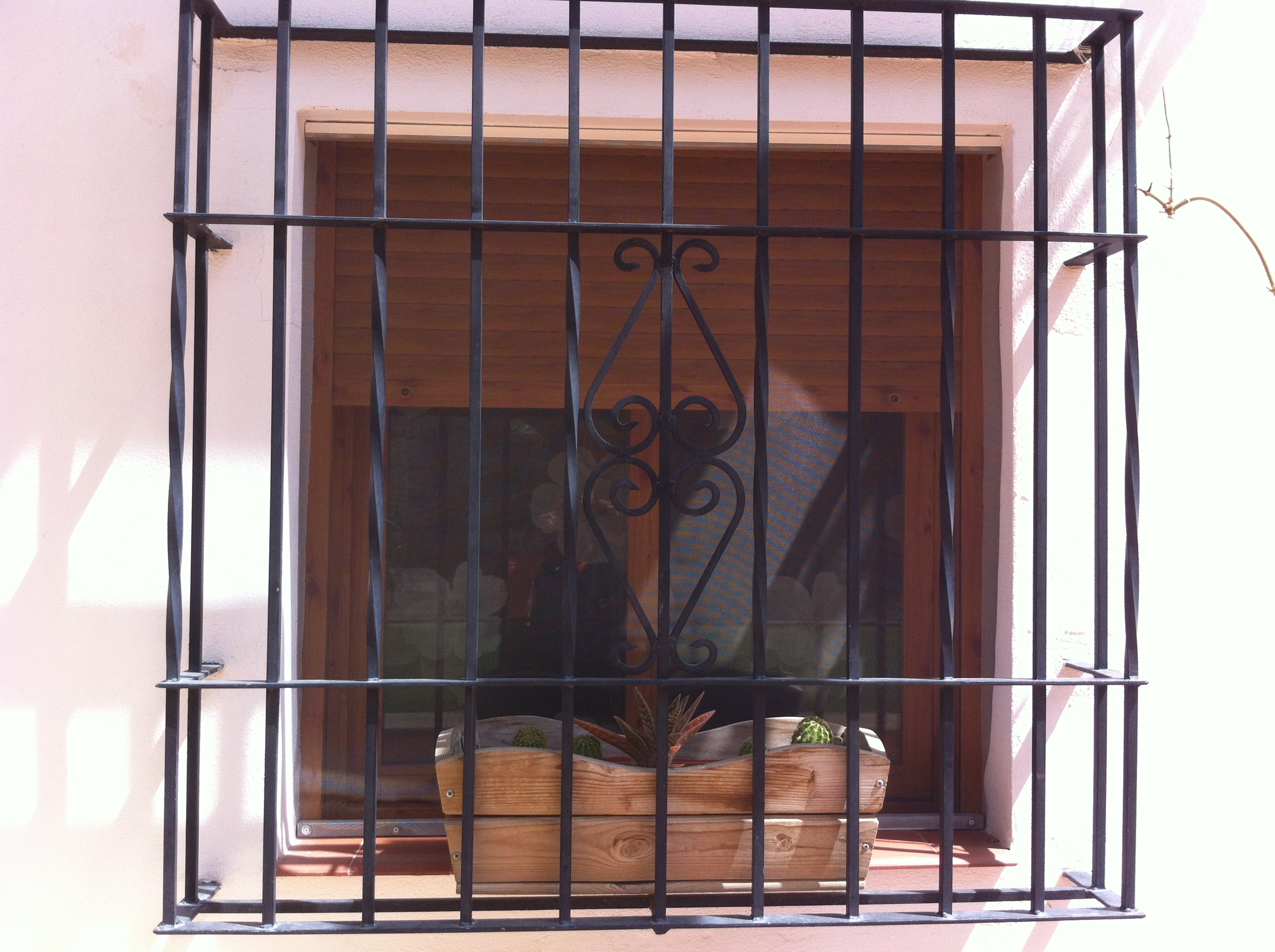 Reja para ventana de forja